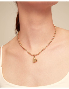 Charm Corazón UNOde50 Baño oro 2