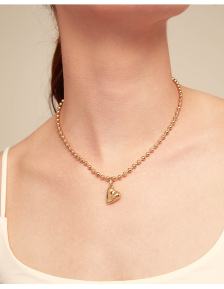 Charm Corazón UNOde50 Baño oro