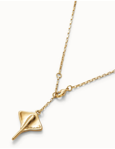 Colgante mantarraya dorada UNOde50