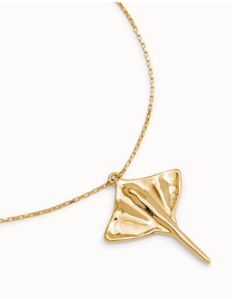 Colgante mantarraya dorada UNOde50