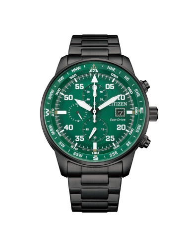 Citizen Aviator Chrono 44mm Verde...