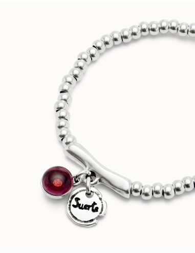 Pulsera suerte y cristal de murano...