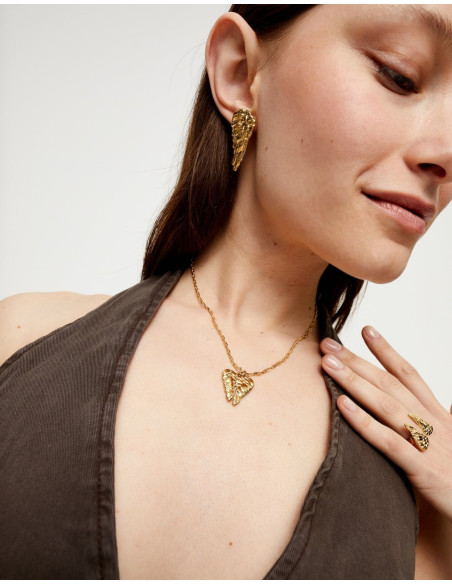 Collar alas baño oro UNOde50