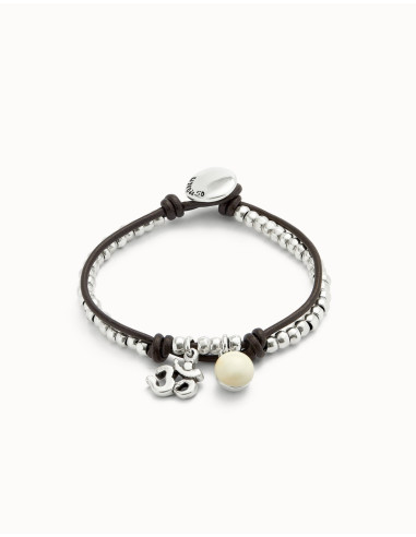 Pulsera simbolo Om con cristal de...