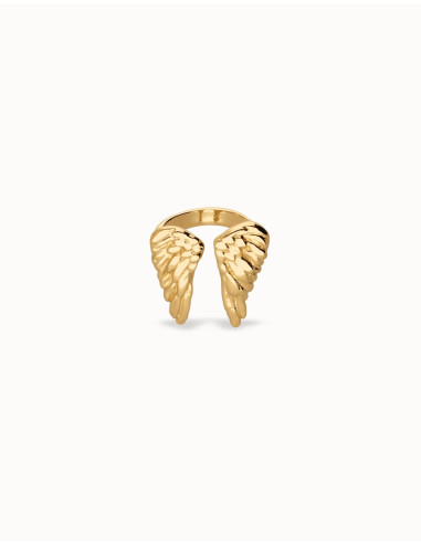 Anillo alas baño oro UNOde50 Talla 12