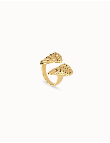 Anillo alas baño oro UNOde50 Talla 12