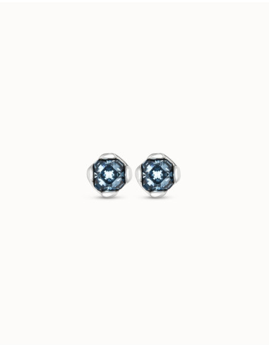 Pendientes CON cristal azul UNOde50