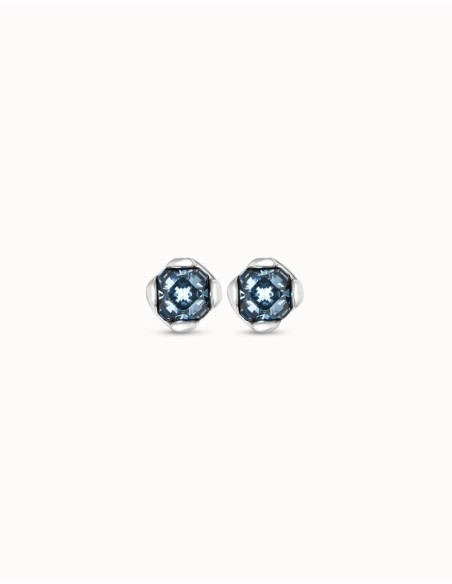 Pendientes CON cristal azul UNOde50