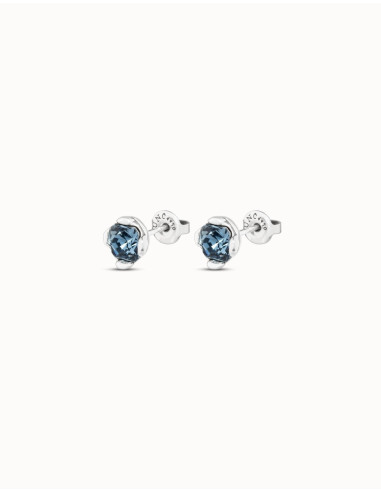 Pendientes CON cristal azul UNOde50