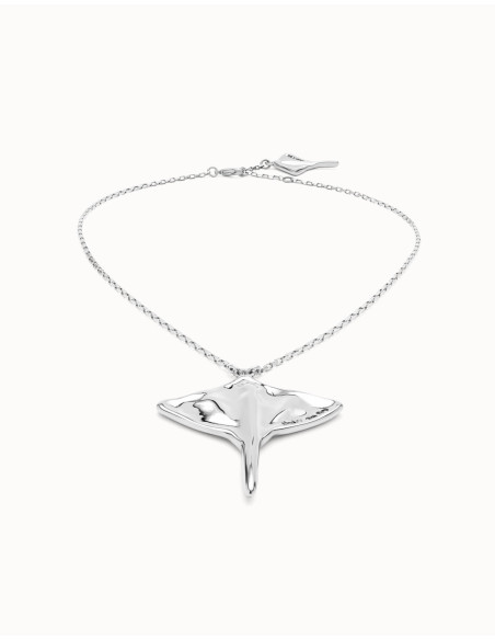 Colgante mantarraya plata UNOde50