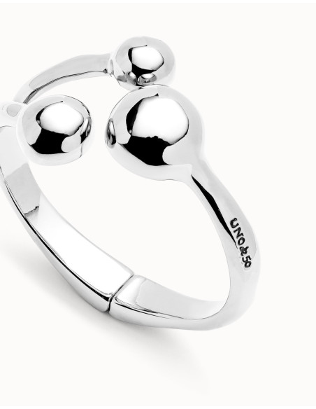 Pulsera rígida con 3 bolas UNOde50