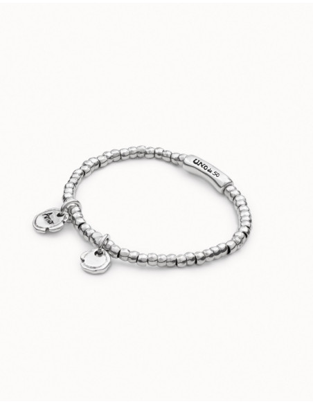 Pulsera de bolitas con charms UNOde50