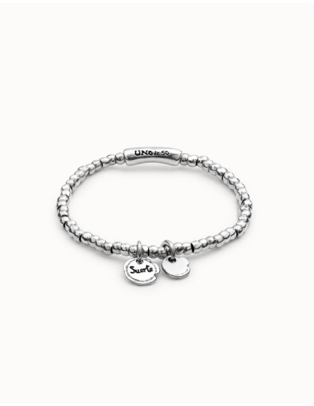 Pulsera de bolitas con charms Suerte UNOde50