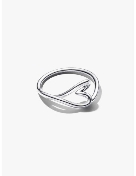 Anillo Corazón Pequeño Forma Orgánica de Pandora