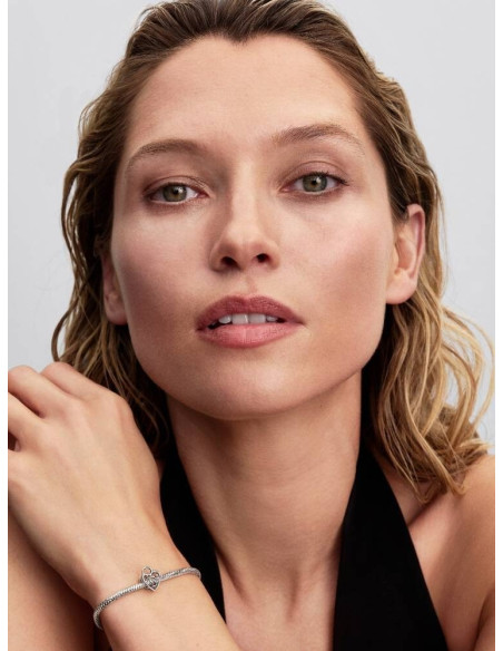 Charm Candado Corazón en Filigrana de Pandora