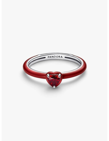 Anillo Corazón Chakra Rojo de Pandora