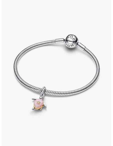 Charm colgante Tortuga Marina Rosa Pandora Club 2026 de Pandora