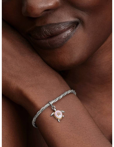 Charm colgante Tortuga Marina Rosa...