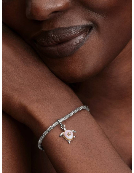 Charm colgante Tortuga Marina Rosa Pandora Club 2026 de Pandora