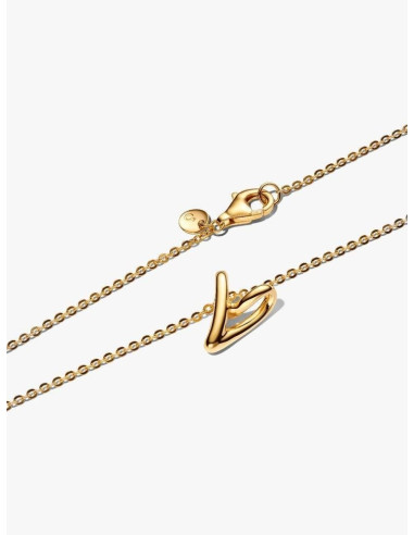 Collar Corazón Pequeño Forma Orgánica...