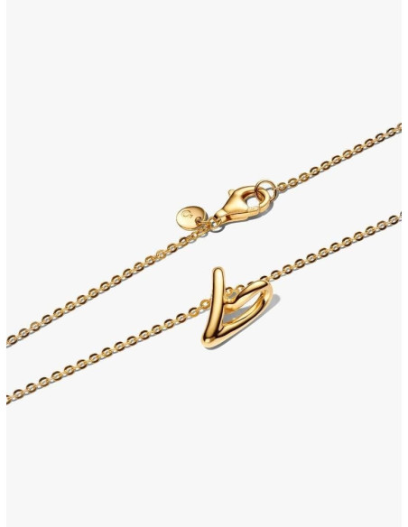 Collar Corazón Pequeño Forma Orgánica de Pandora