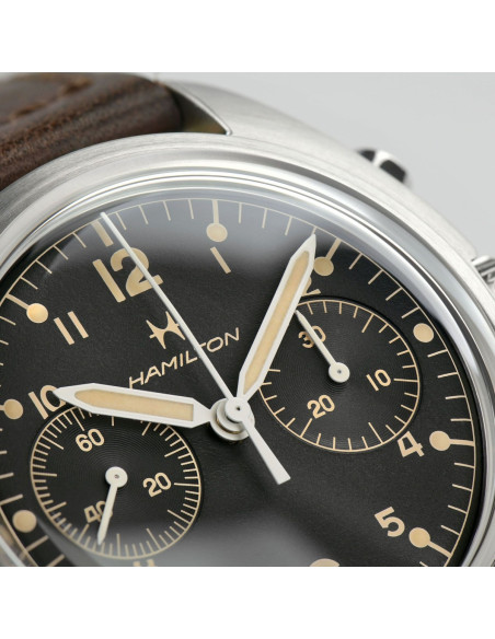 Hamilton Khaki Aviation Pilot Pioneer Mecánico Chrono 40mm