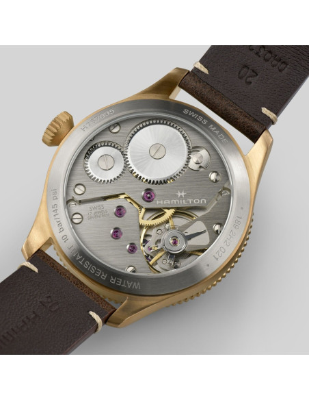 Hamilton Khaki Aviation Pilot Pioneer Mechanical Bronze 43mm