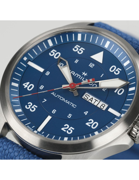 Hamilton Khaki Aviation Pilot Day Date Auto 42mm - Air-Glaciers Edition