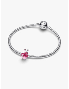 Charm Pandora Caracol Rosa 2