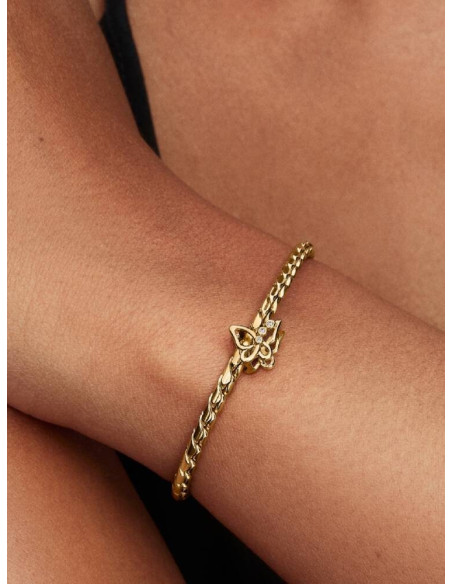 Charm Pandora Mariposa en Filigrama Baño oro