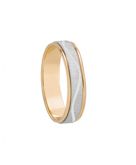 Alianza Oro Bicolor 18K  de...